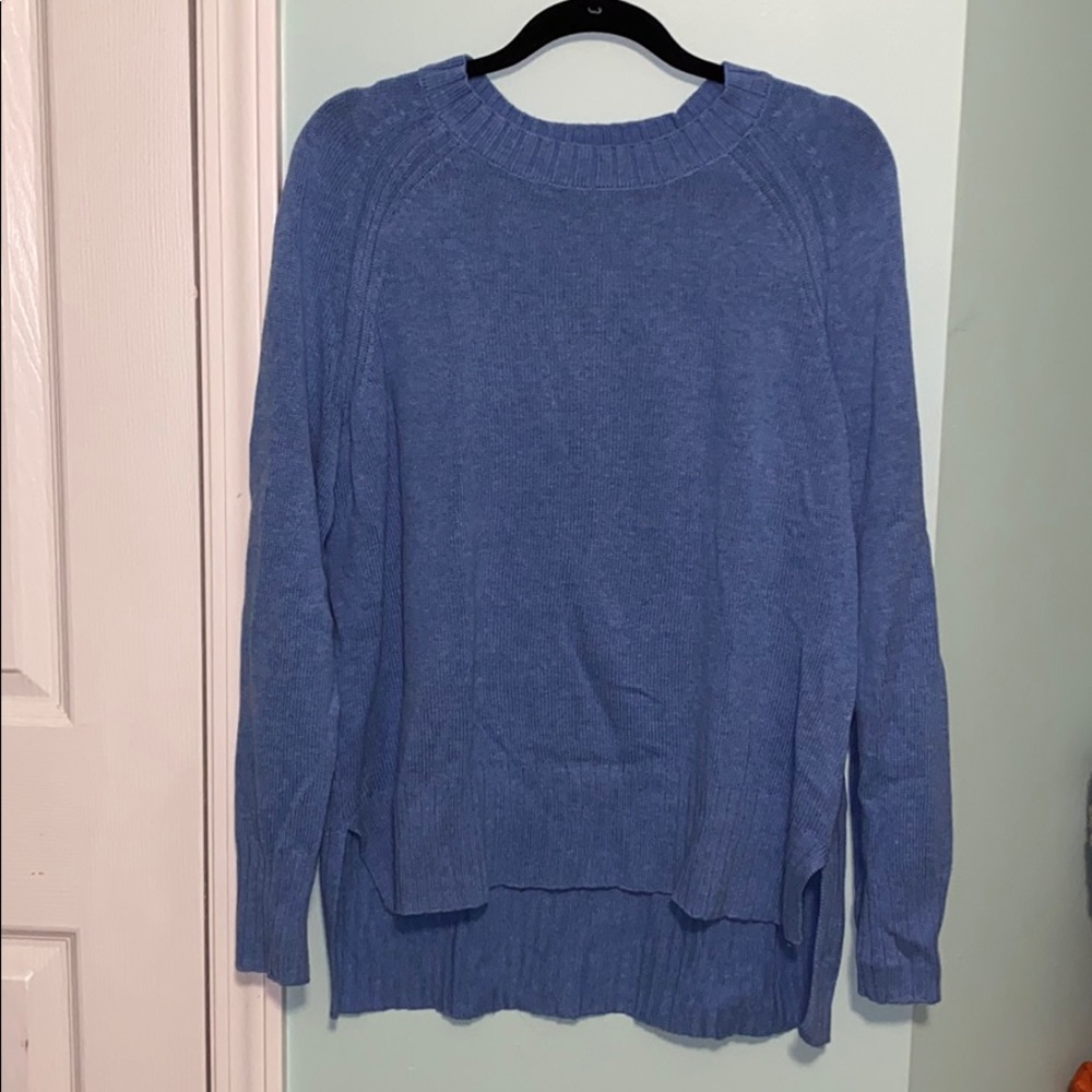 Powder blue crew neck sweater